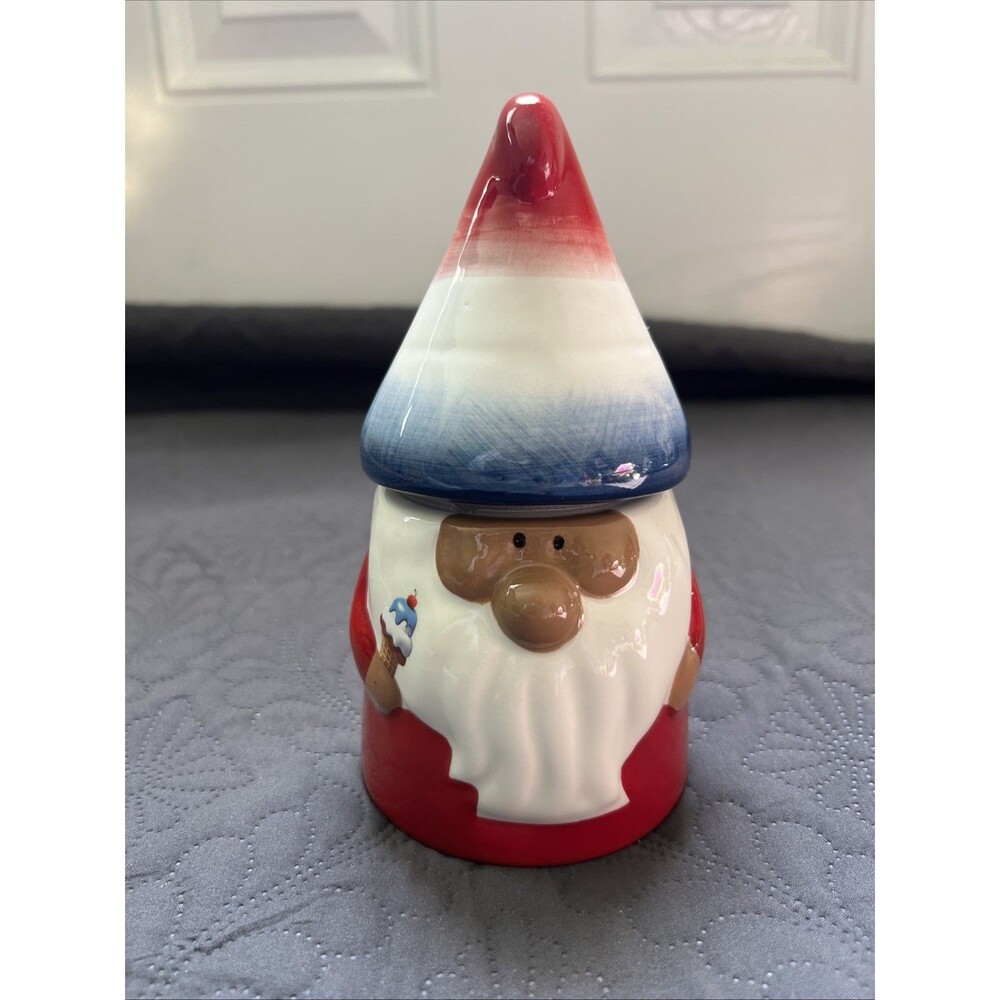 Bomb Popsicle Gnome Summer Sparklers Scented Candle NWOB 6.5" Tall 8OZ Home Gift